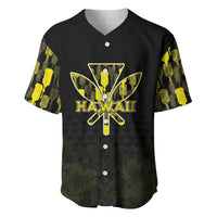 Personalised Aloha Hawaii Kahili Baseball Jersey Kanaka Maoli With Kakau Pattern