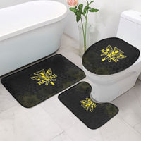 Aloha Hawaii Kahili Bathroom Set Kanaka Maoli With Kakau Pattern