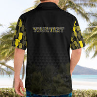 Personalised Aloha Hawaii Kahili Hawaiian Shirt Kanaka Maoli With Kakau Pattern