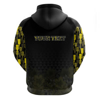 Personalised Aloha Hawaii Kahili Hoodie Kanaka Maoli With Kakau Pattern