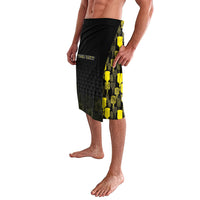 Personalised Aloha Hawaii Kahili Lavalava Kanaka Maoli With Kakau Pattern