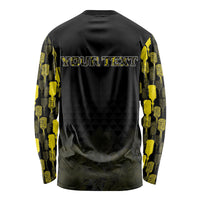 Personalised Aloha Hawaii Kahili Long Sleeve Shirt Kanaka Maoli With Kakau Pattern