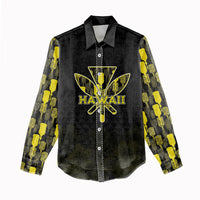 Personalised Aloha Hawaii Kahili Women Casual Shirt Kanaka Maoli With Kakau Pattern
