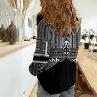 Philippines Igorot Tribal Inspired Women Casual Shirt Black Version