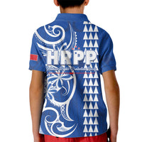 Samoa HRPP Party Kid Polo Shirt Polynesian Pattern - Polynesian Pride