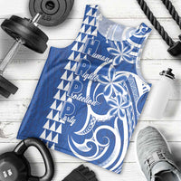 Samoa HRPP Party Men Tank Top Polynesian Pattern - Polynesian Pride