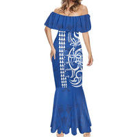 Samoa HRPP Party Mermaid Dress Polynesian Pattern - Polynesian Pride