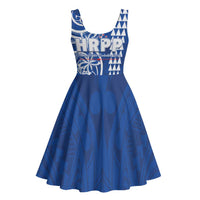 Samoa HRPP Party Midi Dress Polynesian Pattern - Polynesian Pride