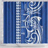 Samoa HRPP Party Shower Curtain Polynesian Pattern LT05 - Polynesian Pride