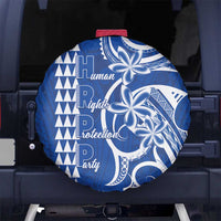 Samoa HRPP Party Spare Tire Cover Polynesian Pattern LT05 No hole Blue - Polynesian Pride