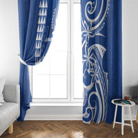 Samoa HRPP Party Window Curtain Polynesian Pattern LT05 - Polynesian Pride
