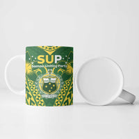 Samoa SUP Ceramic Mug Samoan Coat Of Arms - Polynesian Pride