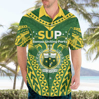 Samoa SUP Hawaiian Shirt Samoan Coat Of Arms - Polynesian Pride