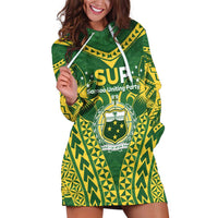 Samoa SUP Hoodie Dress Samoan Coat Of Arms - Polynesian Pride