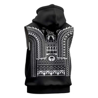 Philippines Igorot Tribal Art Tattoo Black Sleeveless Hoodie - Polynesian Pride