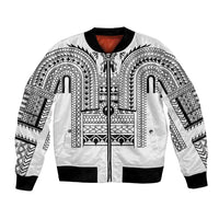 Philippines Igorot Tribal Art Tattoo White Bomber Jacket - Polynesian Pride