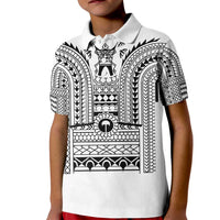 Philippines Igorot Tribal Art Tattoo White Kid Polo Shirt - Polynesian Pride