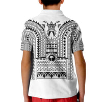 Philippines Igorot Tribal Art Tattoo White Kid Polo Shirt - Polynesian Pride