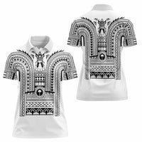 Philippines Igorot Tribal Art Tattoo White Women Polo Shirt - Polynesian Pride