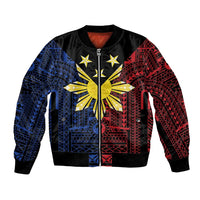 Philippines Sun Star Bomber Jacket Igorot Tribal Inspiration - Polynesian Pride