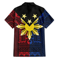 Philippines Sun Star Family Matching Short Sleeve Bodycon Dress and Hawaiian Shirt Igorot Tribal Inspiration - Polynesian Pride