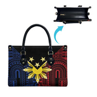 Philippines Sun Star Leather Bag Igorot Tribal Inspiration - Polynesian Pride