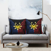 Philippines Sun Star Pillow Cover Igorot Tribal Inspiration - Polynesian Pride