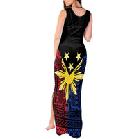 Philippines Sun Star Tank Maxi Dress Igorot Tribal Inspiration - Polynesian Pride