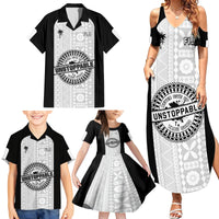 Personalized Fiji Obstacle Race 2023 Family Matching Summer Maxi Dress and Hawaiian Shirt Never Give Up LT05 - Polynesian Pride
