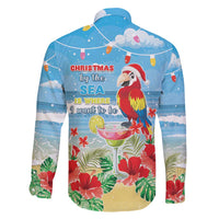 Hawaii Christmas Family Matching Long Sleeve Bodycon Dress and Hawaiian Shirt Funny Macaw Parrot Tropical Vibe LT05 - Polynesian Pride