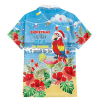Hawaii Christmas Family Matching Mermaid Dress and Hawaiian Shirt Funny Macaw Parrot Tropical Vibe LT05 - Polynesian Pride