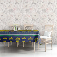 Niue The Rock Christmas Tablecloth Niuean Crab Monuina E Kilisimasi