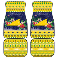 Tokelau Christmas Car Mats Tokelauan Badge Manuia Te Kilihimahi LT05 - Polynesian Pride