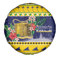 Tokelau Christmas Spare Tire Cover Tokelauan Badge Manuia Te Kilihimahi LT05 - Polynesian Pride