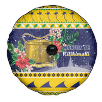 Tokelau Christmas Spare Tire Cover Tokelauan Badge Manuia Te Kilihimahi LT05 - Polynesian Pride