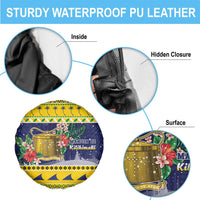 Tokelau Christmas Spare Tire Cover Tokelauan Badge Manuia Te Kilihimahi LT05 - Polynesian Pride