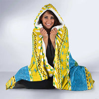 Tuvalu Christmas Hooded Blanket Coat Of Arms Manuia Te Kilisimasi LT05 - Polynesian Pride