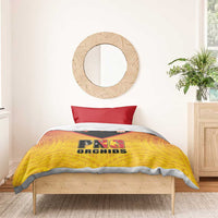Papua New Guinea Rugby Bedding Set Go Orchids Pacific Champions