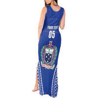 Fetu Samoa Rugby Custom Tank Maxi Dress Go Champions LT05 - Polynesian Pride