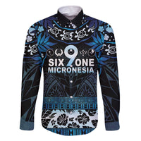 Micronesia FSM 691 Family Matching Off The Shoulder Long Sleeve Dress and Hawaiian Shirt Respect Culture