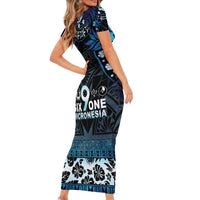 Micronesia FSM 691 Short Sleeve Bodycon Dress Respect Culture