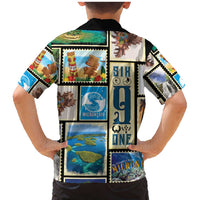 FSM Micronesia Culture Family Matching Mermaid Dress and Hawaiian Shirt