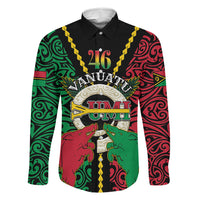 Vanuatu 45th Independence Day Family Matching Puletasi and Hawaiian Shirt Long God Yumi Stanap Wild Boar LT05