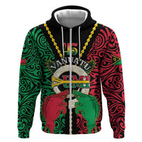 Vanuatu 45th Independence Day Hoodie Long God Yumi Stanap Wild Boar LT05