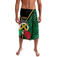Vanuatu 46th Independence Day Lavalava Long God Yumi Stanap Wild Boar LT05 Black - Polynesian Pride
