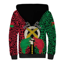 Vanuatu 45th Independence Day Sherpa Hoodie Long God Yumi Stanap Wild Boar LT05