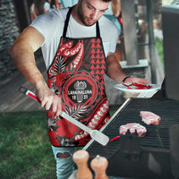 Hawaii Lahainaluna High School Apron Tribal Tattoo With Hibiscus Flowers LT05 - Polynesian Pride
