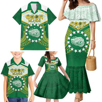 Personalised Cook Islands Ra o te Ui Ariki Family Matching Mermaid Dress and Hawaiian Shirt Polynesian Pattern LT05 - Polynesian Pride