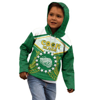 Personalised Cook Islands Ra o te Ui Ariki Kid Hoodie Polynesian Pattern