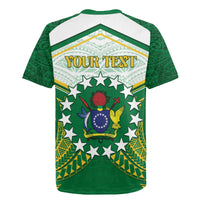 Personalised Cook Islands Ra o te Ui Ariki Rugby Jersey Polynesian Pattern